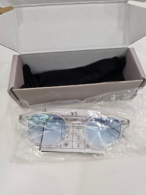 OS Sunglasses Berlino with Trasparente frame and Blu Fumè lenses