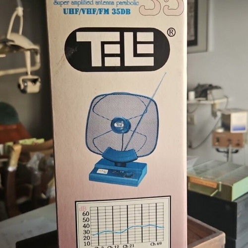 Tele Radar indoor parabolic TV and radio antenna used