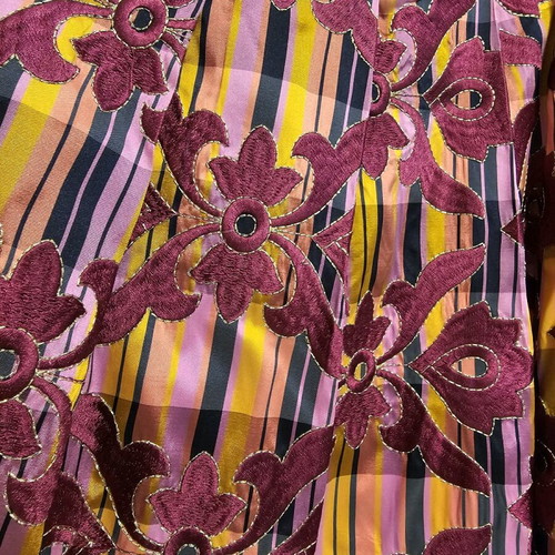 Manolo Elegant Maxi Skirt like new, pink multicolor, size S