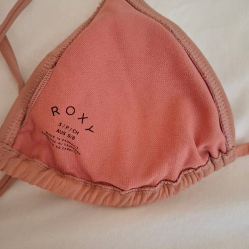 Roxy bikini set used, salmon color, size S