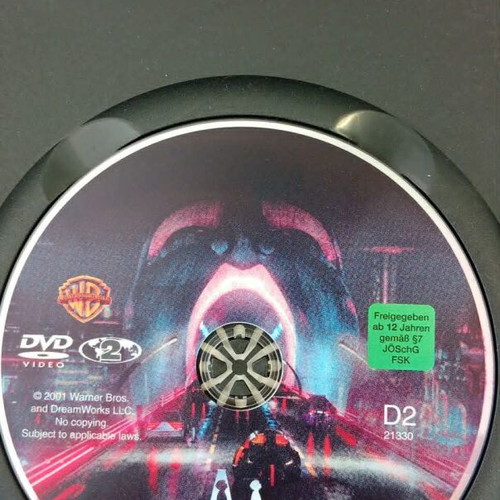 A.I. Artificial Intelligence DVD used with Greek subtitles