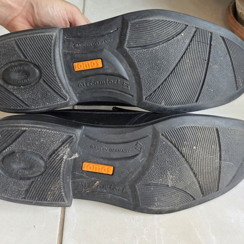 Jomos men's casual shoes size 47 used, black, anatomical insole