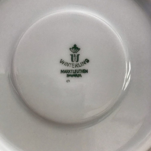 Vintage Winterling Bavaria Coffee Tea Serving Set like new with English Garden plates
