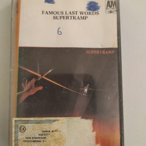 Supertramp "...Famous Last Words..." cassette used
