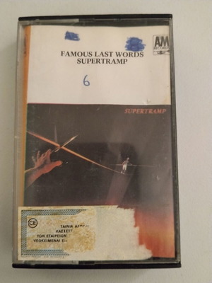 Supertramp "...Famous Last Words..." cassette used