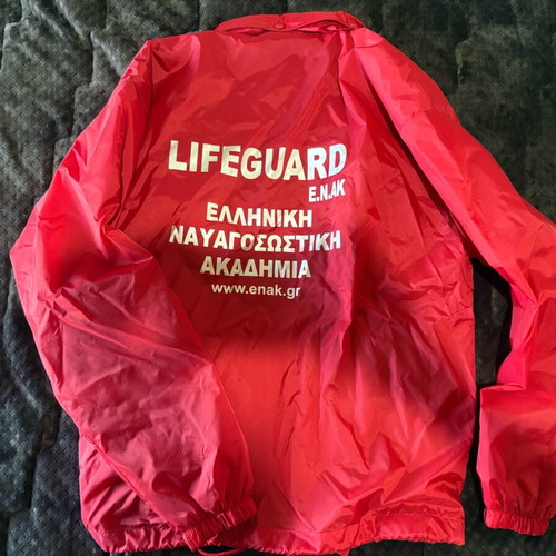 Lifeguard windbreaker jacket size Large like new