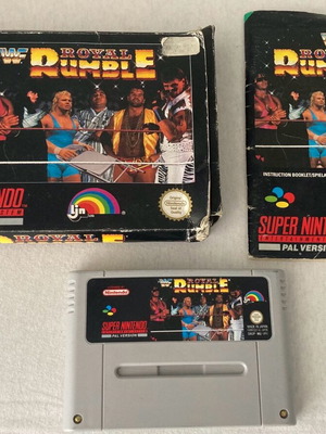 Nintendo Super NES WWF Royal Rumble μεταχειρισμένο, Pal Version