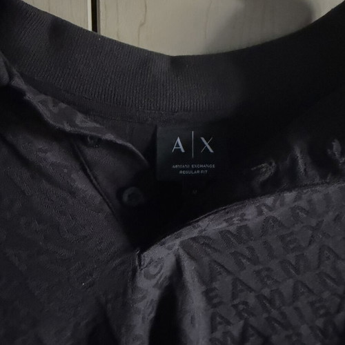 Armani Exchange polo shirt new, size medium, black