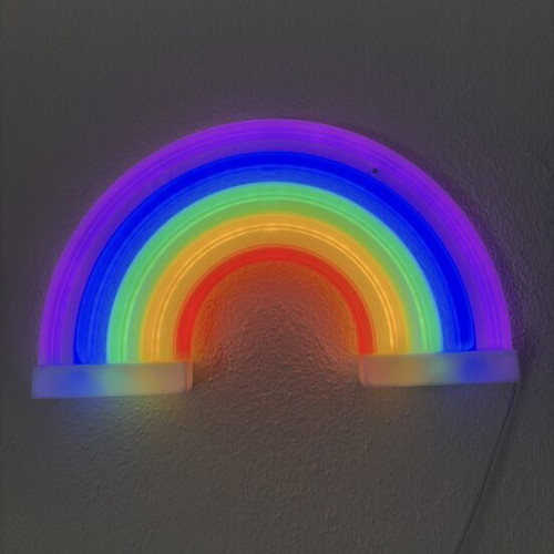 LED Neon Wall Light Rainbow like new