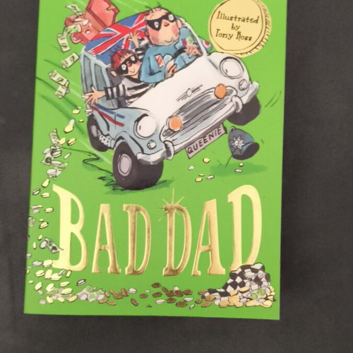 Bad Dad book like new, English