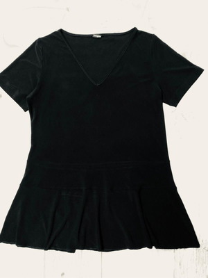Monogram blouse used, size L, black