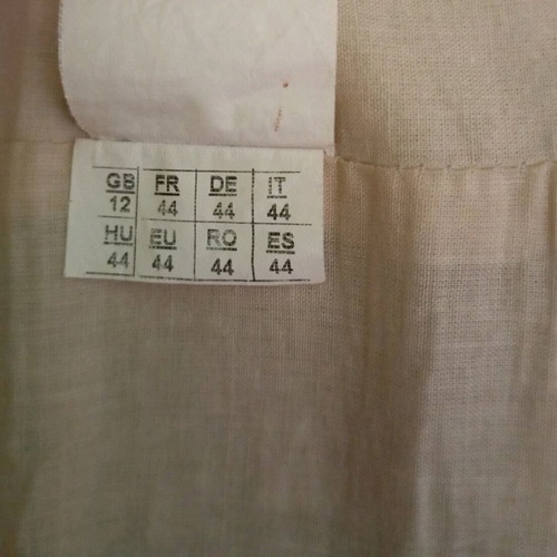 Midi cotton skirt House of Art used, beige sugar color, large
