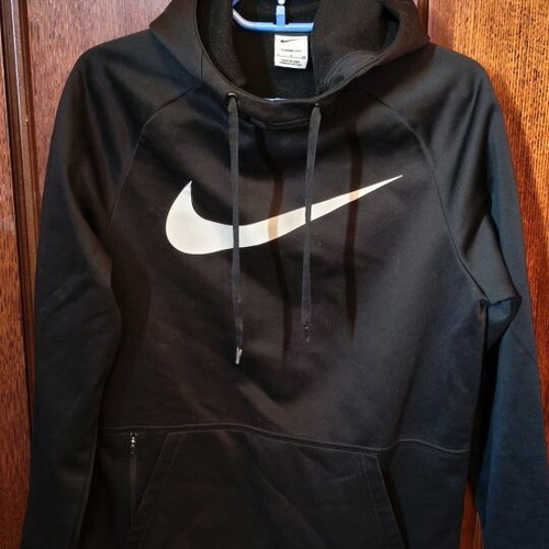Nike men's small therma-fit sweatshirt like new, black