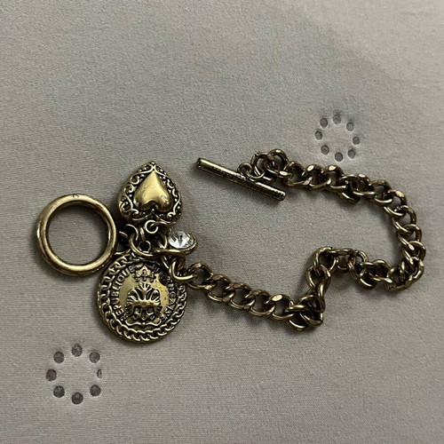 Bracelet used, gold-colored