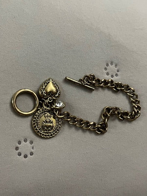 Bracelet used, gold-colored