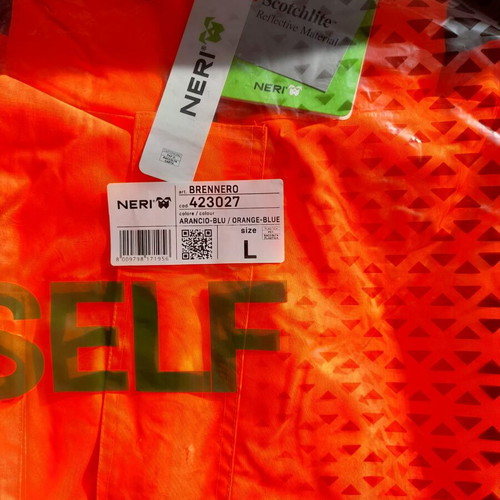 Reflective 3 in 1 Brennero work jacket new, size L