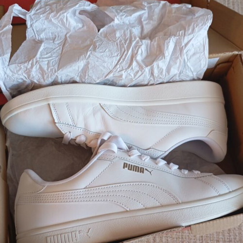 Puma sneakers, men's, white, size 43