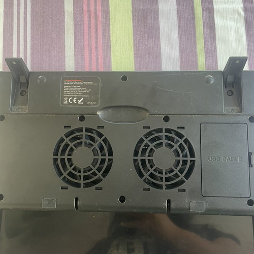 Turbo-X TX-NBC-29BK laptop cooling pad with 2 fans