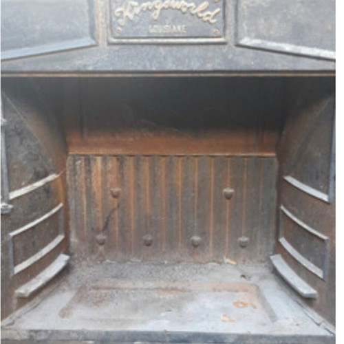 American cast iron fireplace new