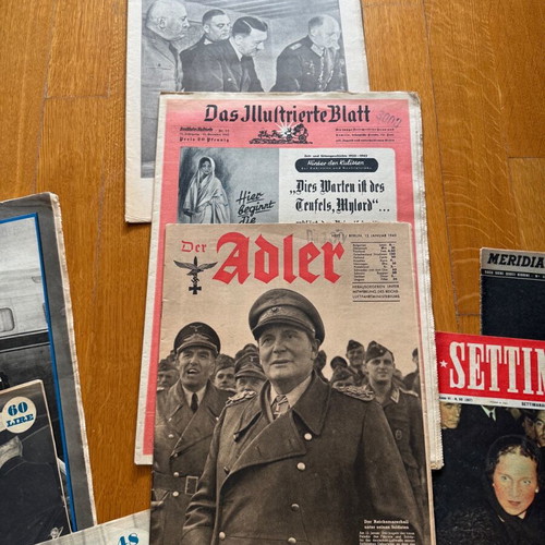 Magazines used 17 from World War II era, Italian and German