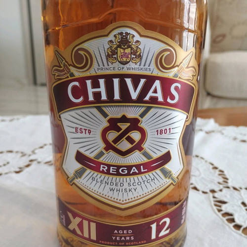 Chivas Regal 12 Years Old 1L New Vintage Label Bottle