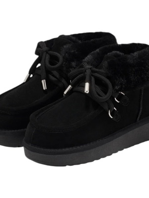 Μποτάκια χιονιού D.Franklin καινούργια, μαύρα, μέγεθος 40 με γούνα