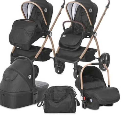Lorelli Infinity 3-in-1 stroller with car seat and accessories