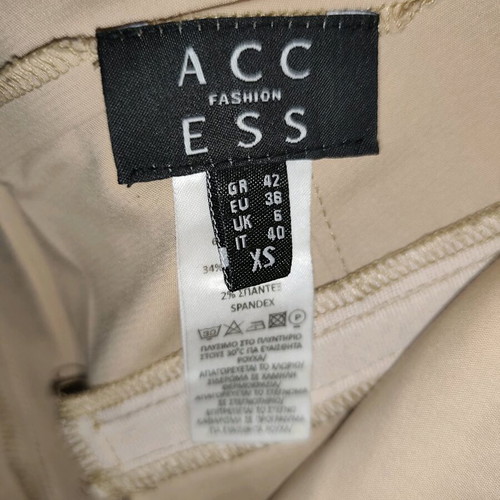 Access beige pants extra small like new