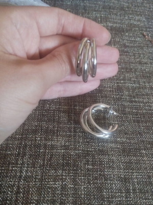 Silver earrings like new