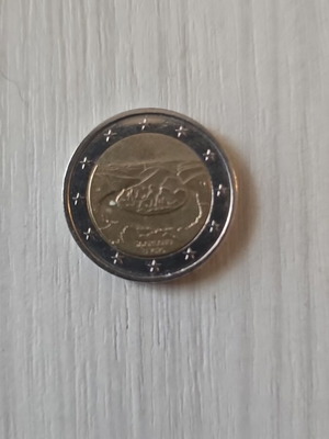 Νόμισμα γερμανικό μεταχειρισμένο με απεικόνιση του ποταμού Saar