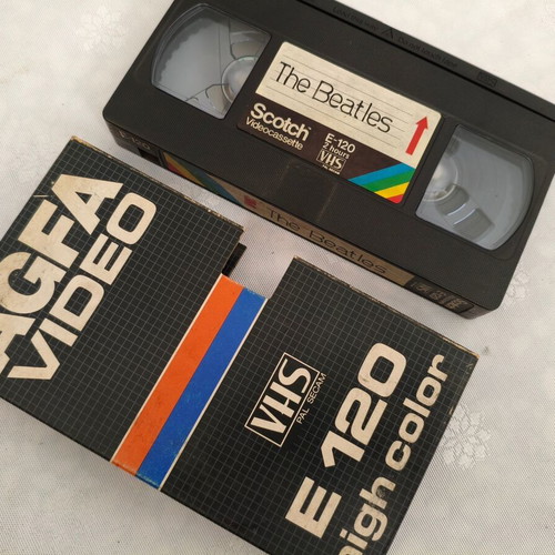 Vintage The Beatles VHS tape Scotch E-120 like new