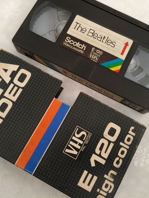 Vintage βιντεοκασέτα The Beatles Scotch E-120 σαν καινούργιο, 2 ωρών