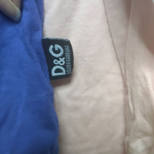 D&G Dolce and Gabbana long sleeve shirt like new, blue and pink, XXL