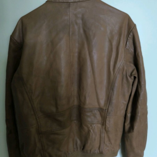 Leather bomber used Mays and Rose brown, size M