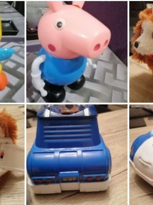 Sound Light And Motion Toys used, Duck and George from Peppa