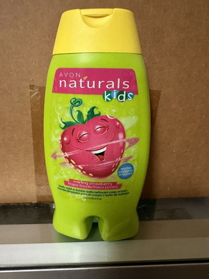 Avon Naturals Kids Swirling Strawberry Kids Body Wash 250 ml new