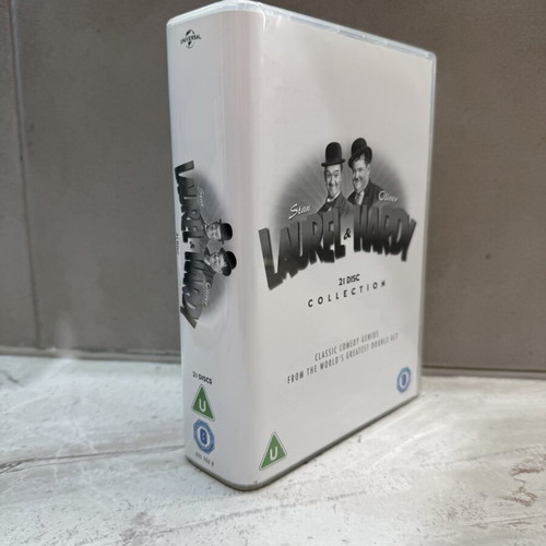 Laurel & Hardy Collection DVD like new, 21 discs with English subtitles