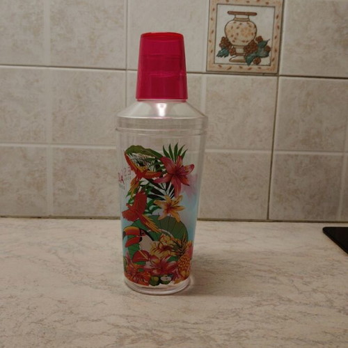 Escada collectible cocktail shaker glass, unused