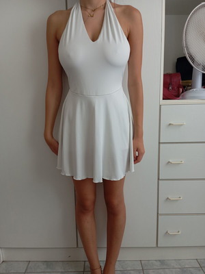 Pink Woman dress with shorts, new, size S
