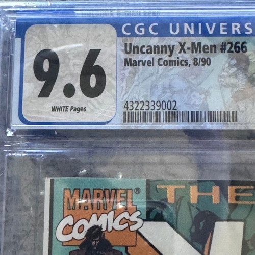 Uncanny X-Men #266 CGC 9.6 comic book, first full appearance of Gambit
