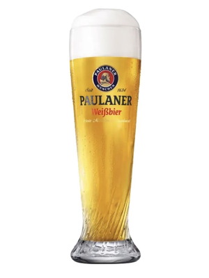 Paulaner beer glass 0.5l new
