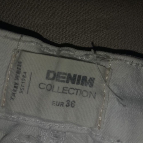 Tally Weill denim shorts black and white used, size 36