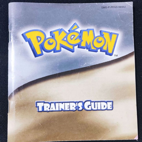 Pokemon Silver Trainer's Guide booklet used