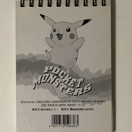 Pokémon stationery new with Pikachu, unused, Japanese