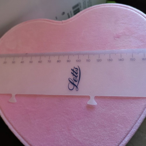 Swarovski heart-shaped pink velvet jewelry box