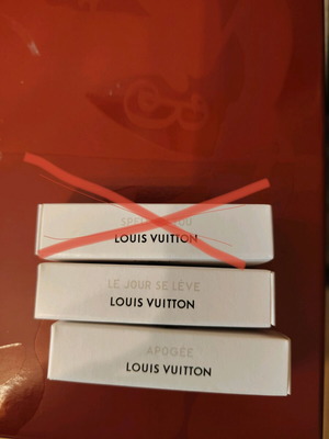 Louis Vuitton Mini Women's Perfumes 2 ml new, pack of 2