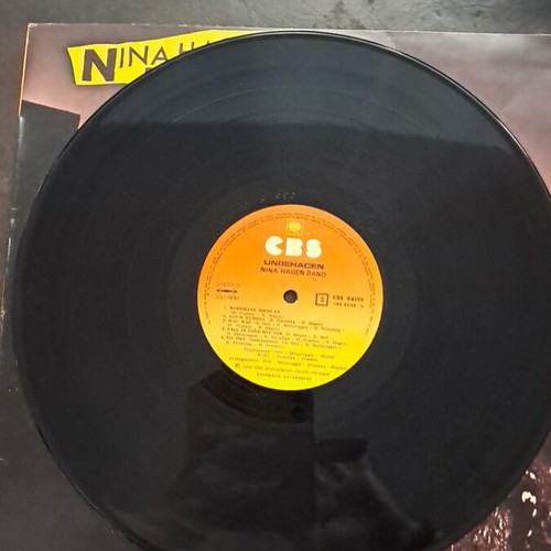 Nina Hagen Band Unbehagen LP