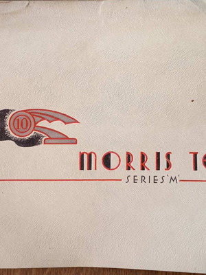 Προσπέκτους βιβλιαράκι του αυτοκινήτου Morris 1945 μεταχειρισμένο