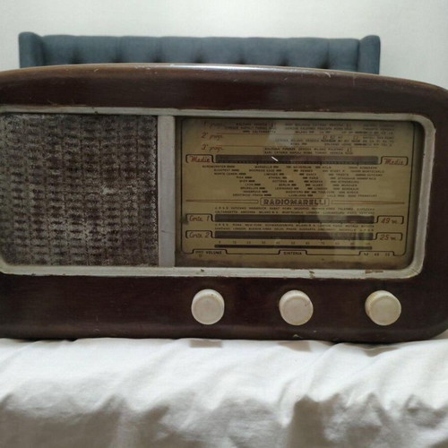 Radiomarelli RD126 tube radio 1951/52 used, Italy