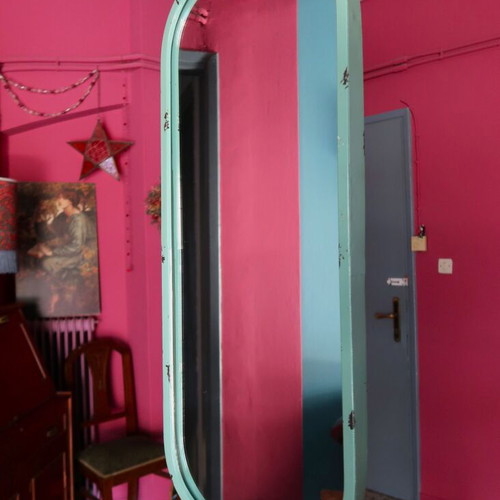 Inart floor mirror like new, vintage shabby chic style